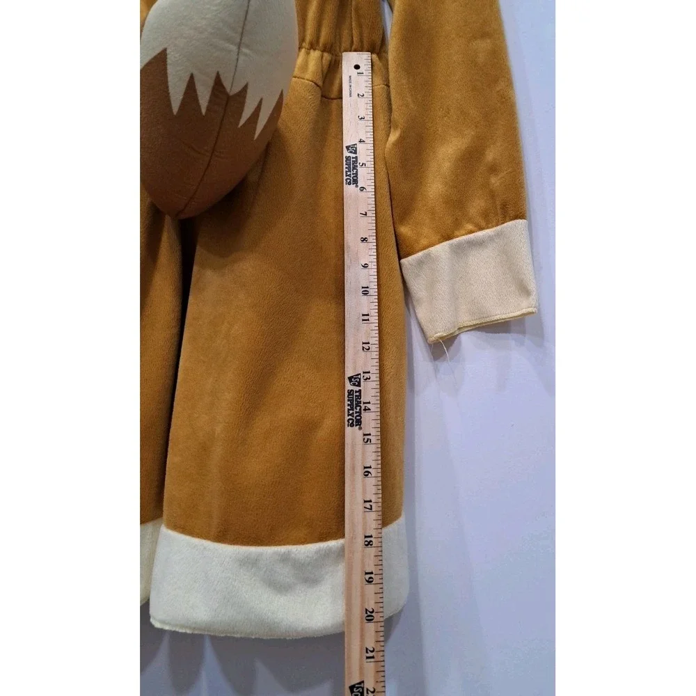 Pokemon Eevee Fleece Hooded Free Size Cosplay Adult Xl Large